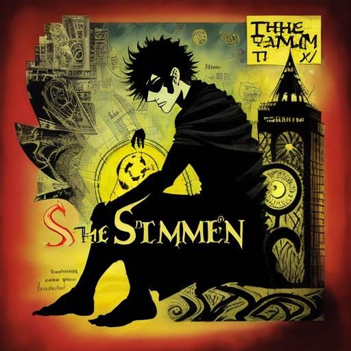 Surreal Sandman Comic Book Nightmare Visualization