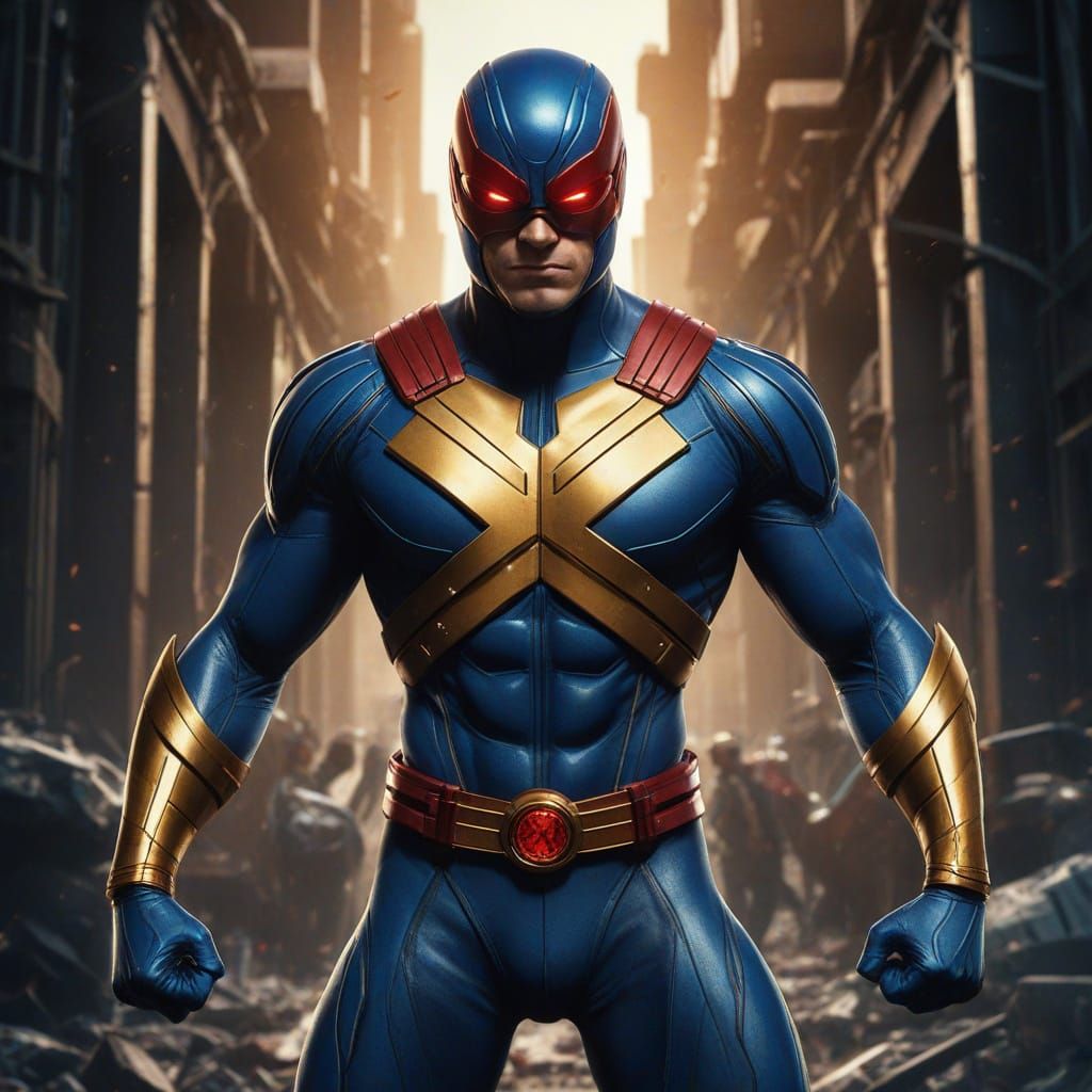 Cyberpunk Cyclops Power Ranger