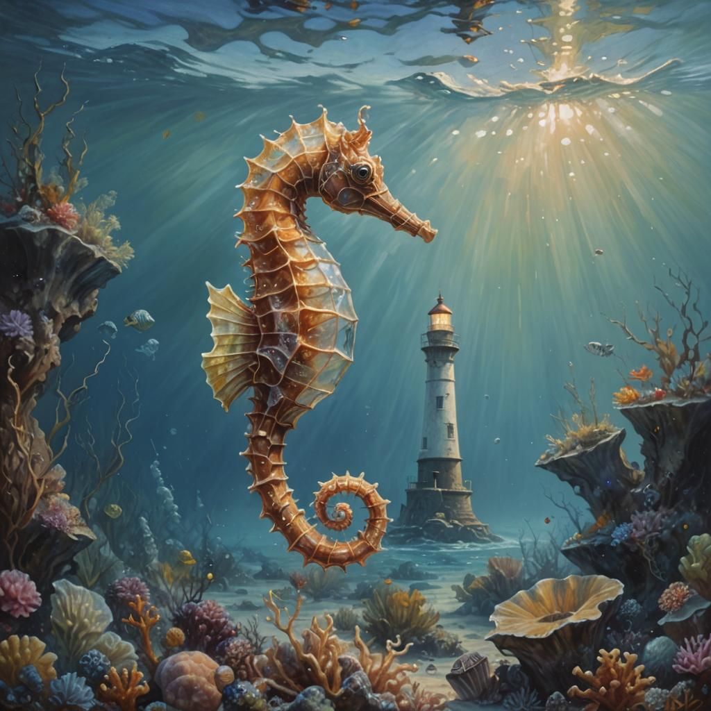 In the next world, the seahorse is still alive