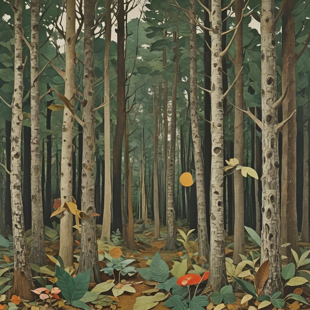 Dadaist Forest Collage