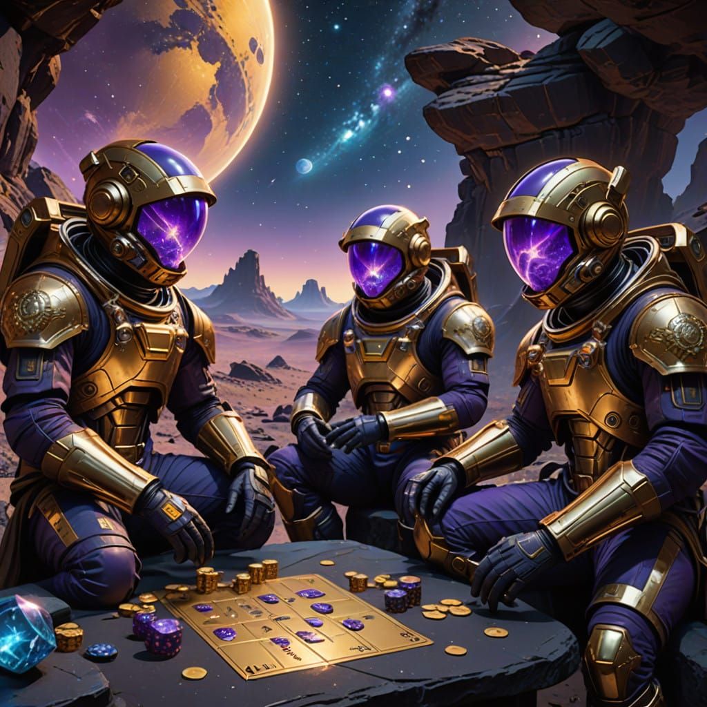 Astronauts Play Poker with Alien Observers on a Rocky Planet