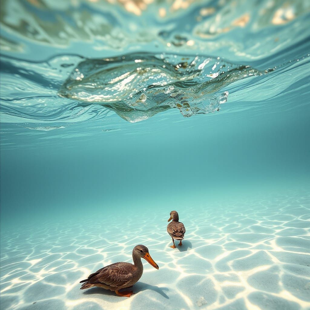 nostalgia birds' life under the wave