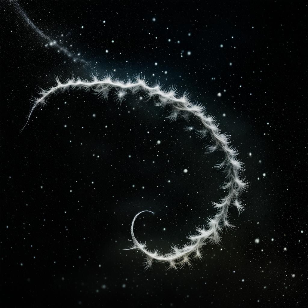 Cosmic Surrealism: Stardust in the Emptiness of Space