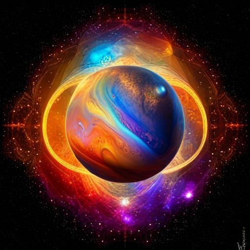 Epic Planetary Battle in Interstellar Space with Nebulae