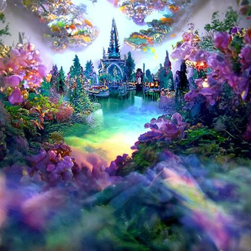 Astral Plane Beauty: Ethereal Fantasy in Mist