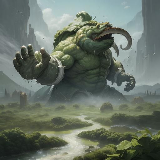 Ravioli in Creamy Sage Sauce: Detailed Matte Painting