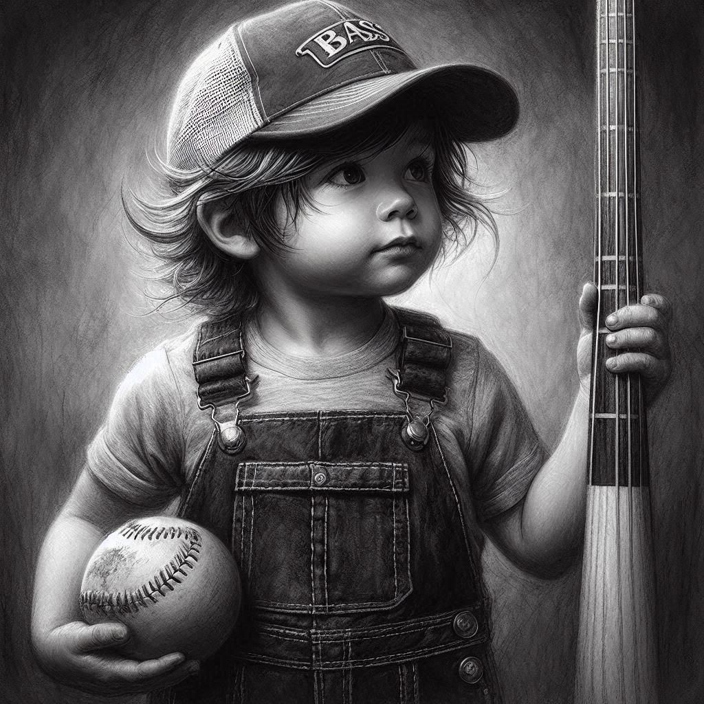 Classic Charcoal Drawing