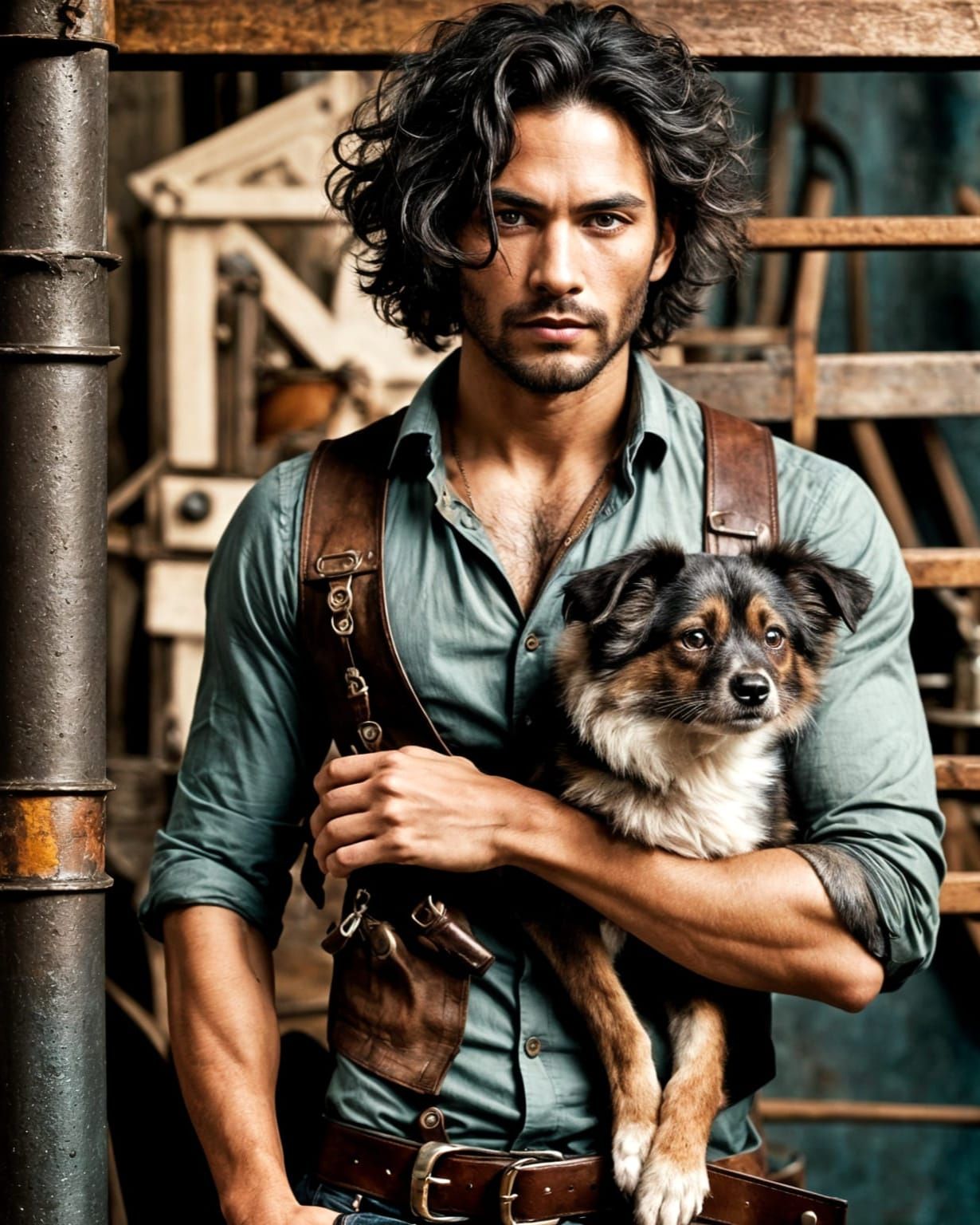 Industrial Loft Man Cave