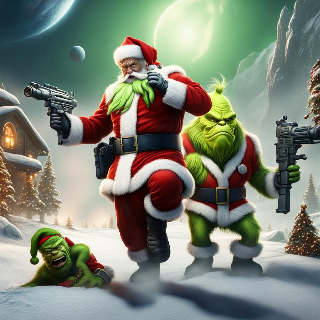 Santa Space Marines Versus The Grinch