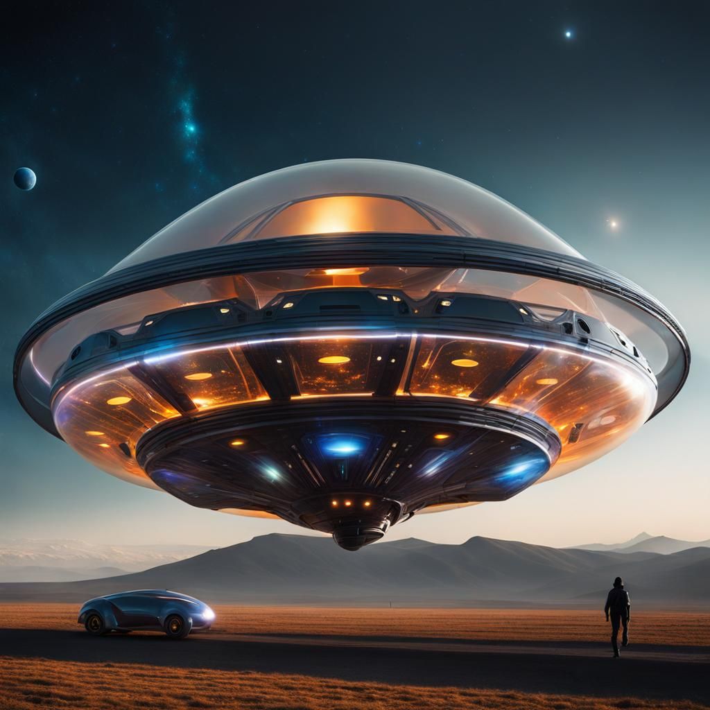 Translucent Aliens in Polycarbonate Spaceship