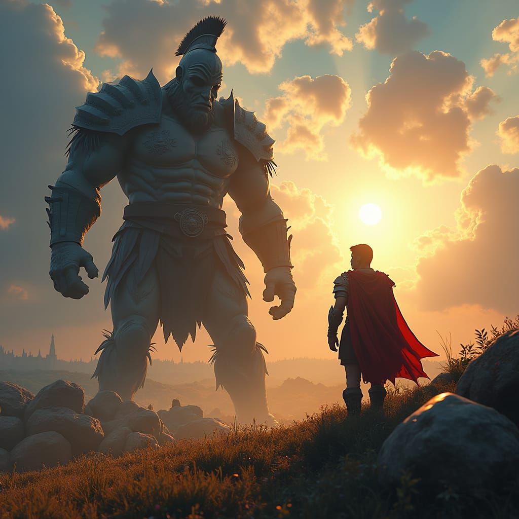 David's Victory: Goliath Defeated in Epic Battle