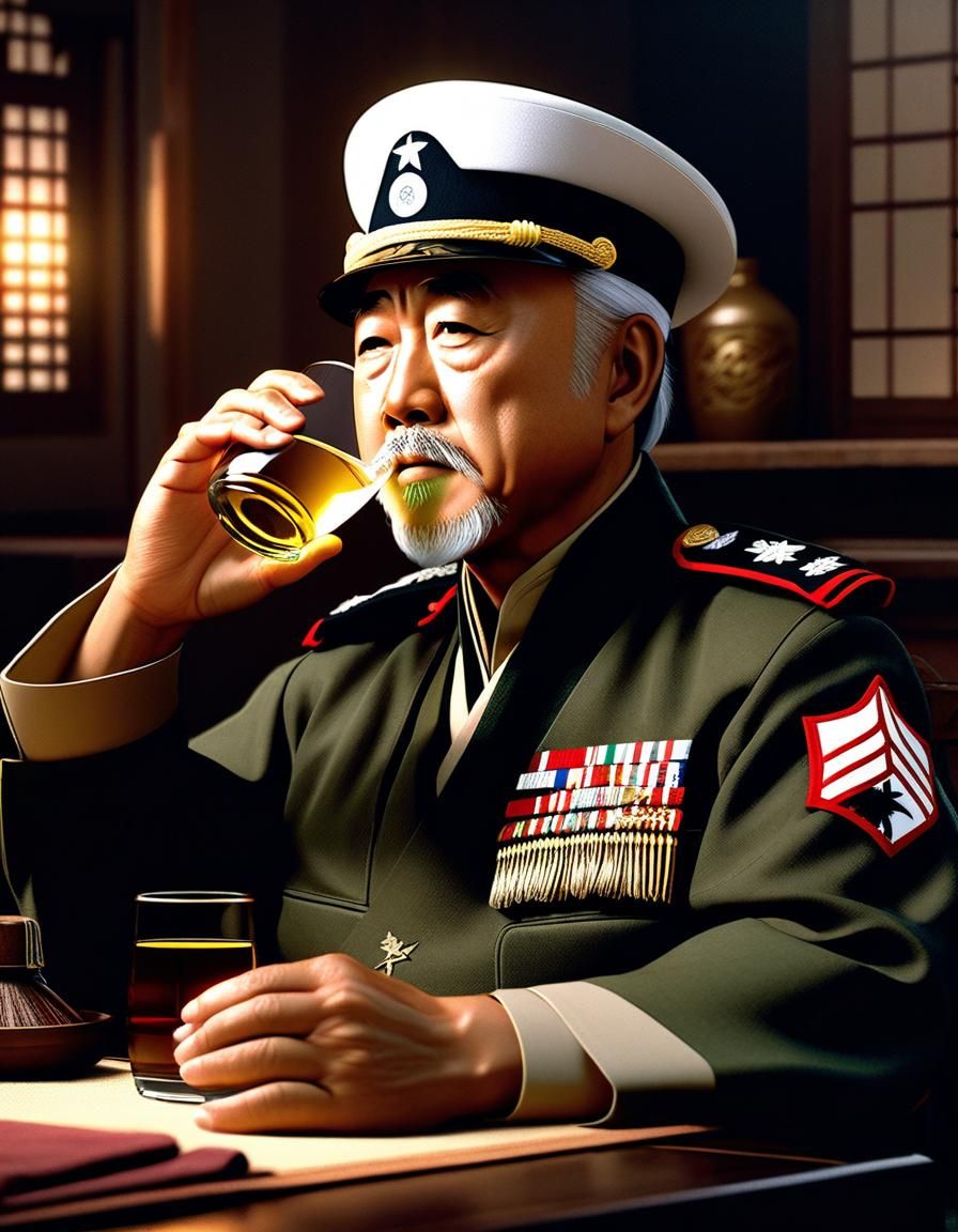 Mournful Portrait in Digital Art Style