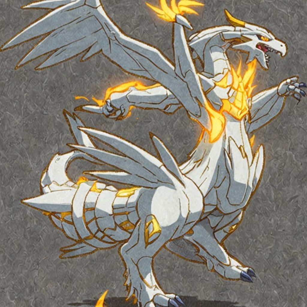 Reshiram Fused with Arceus: AI Generated Design