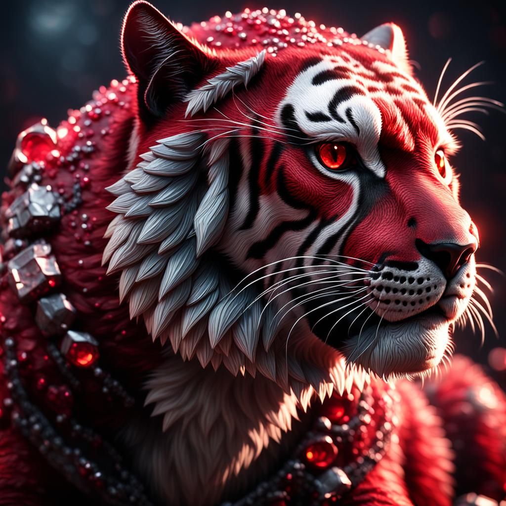 Cat with Rubies: 3D Game Cinematic Graphics
