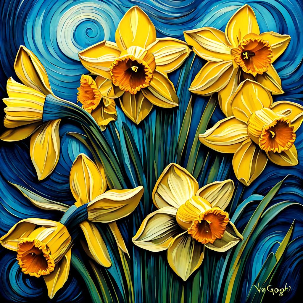 Van Gogh Daffodils