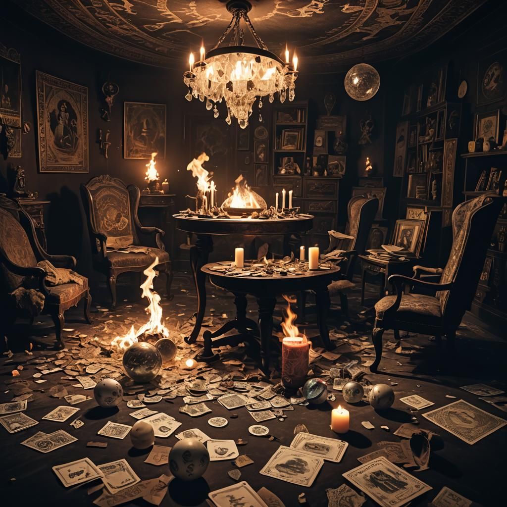 Dark Fantasy Seance Aftermath in Unreal Engine