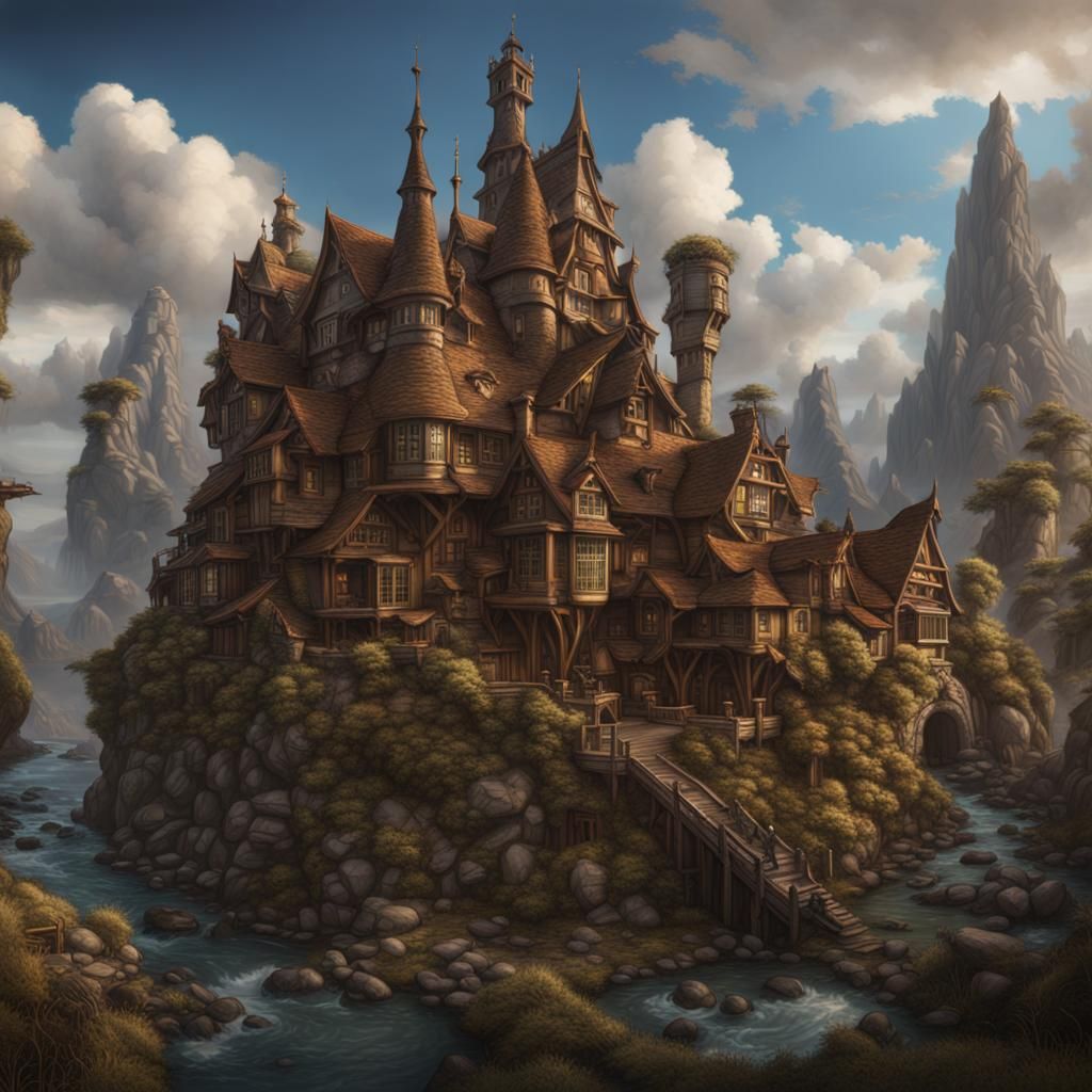 Discworld Matte Painting in Unreal Engine 5