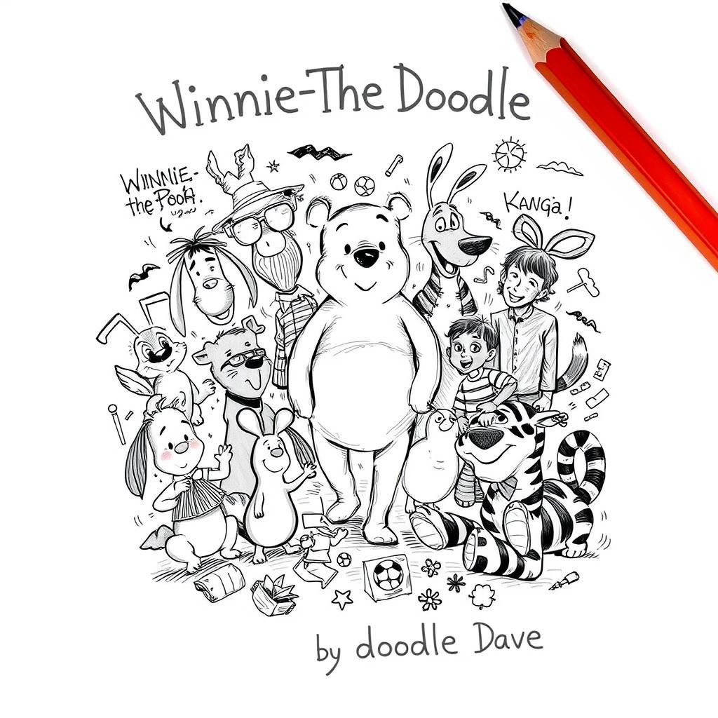 Winnie-The-Doodle - Doodles of all the favorite characters in Winnie the Pooh