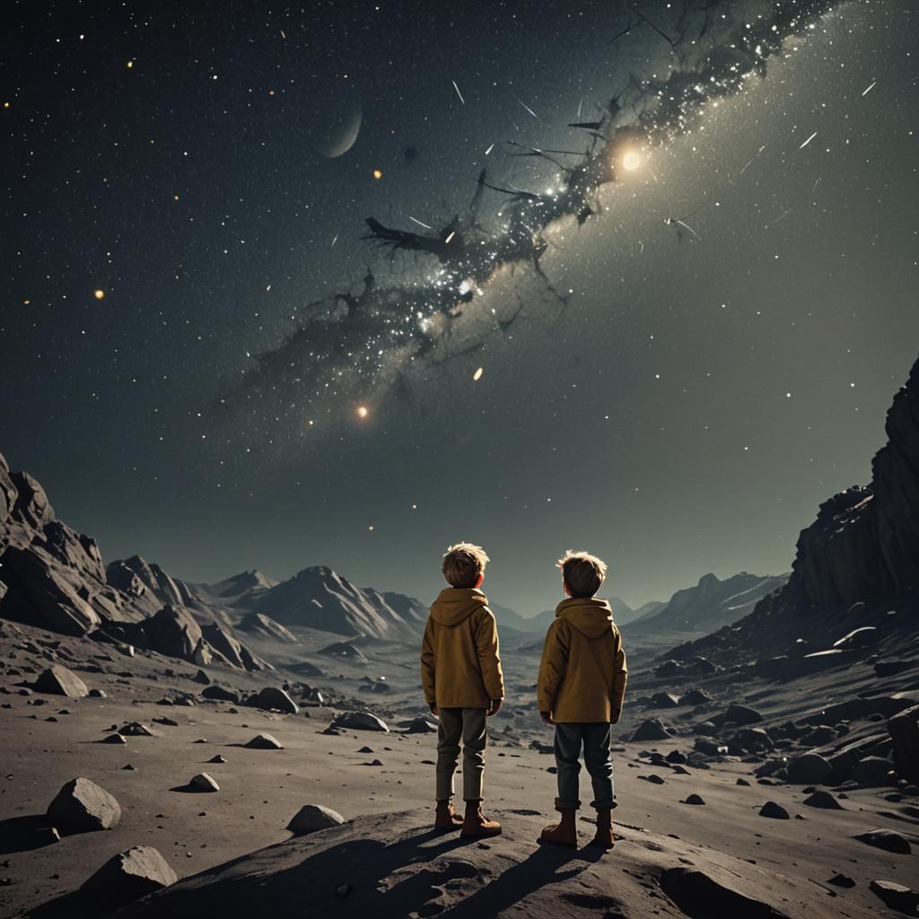 Little Prince on Asteroid, Nostalgic Film Still