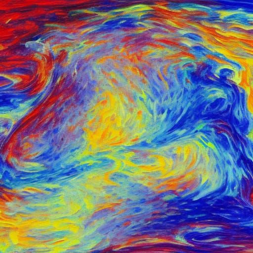 Colorful Liquid Hormone Hedonism in Neo-Impressionist Style