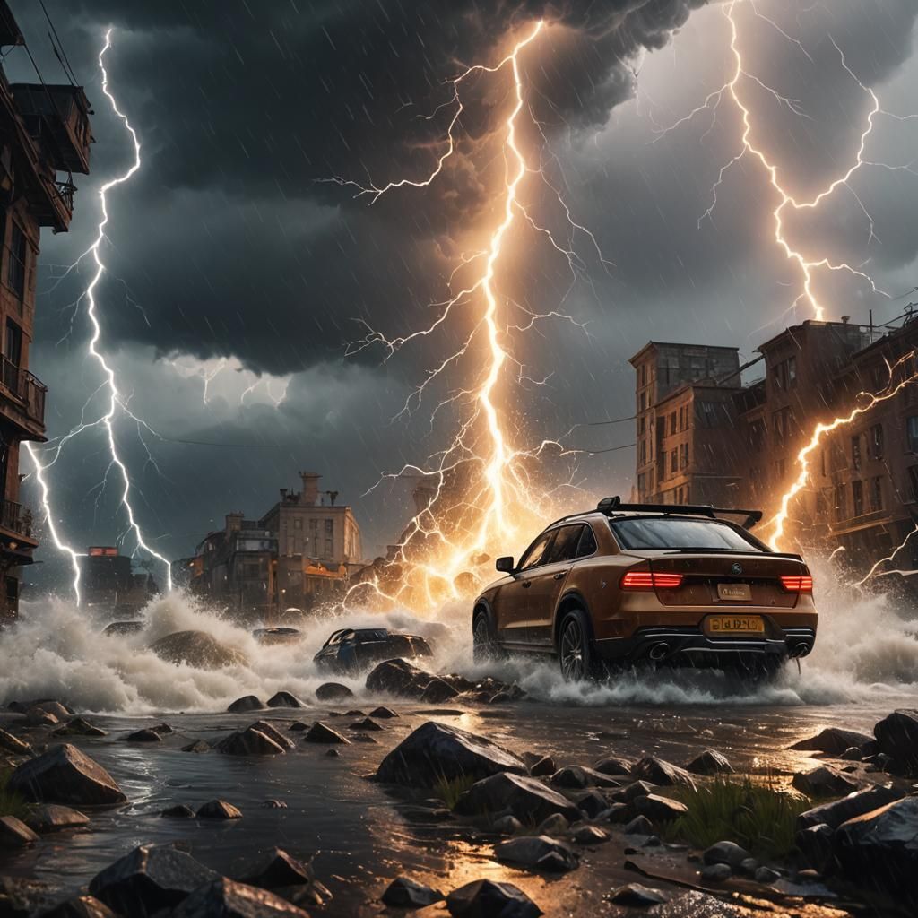 grow out of a raging storm