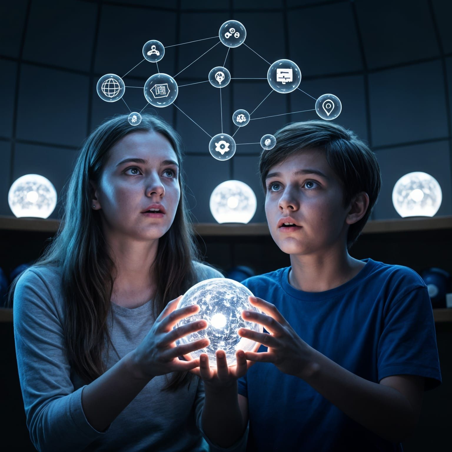 Teenagers Discover Holographic Knowledge Network