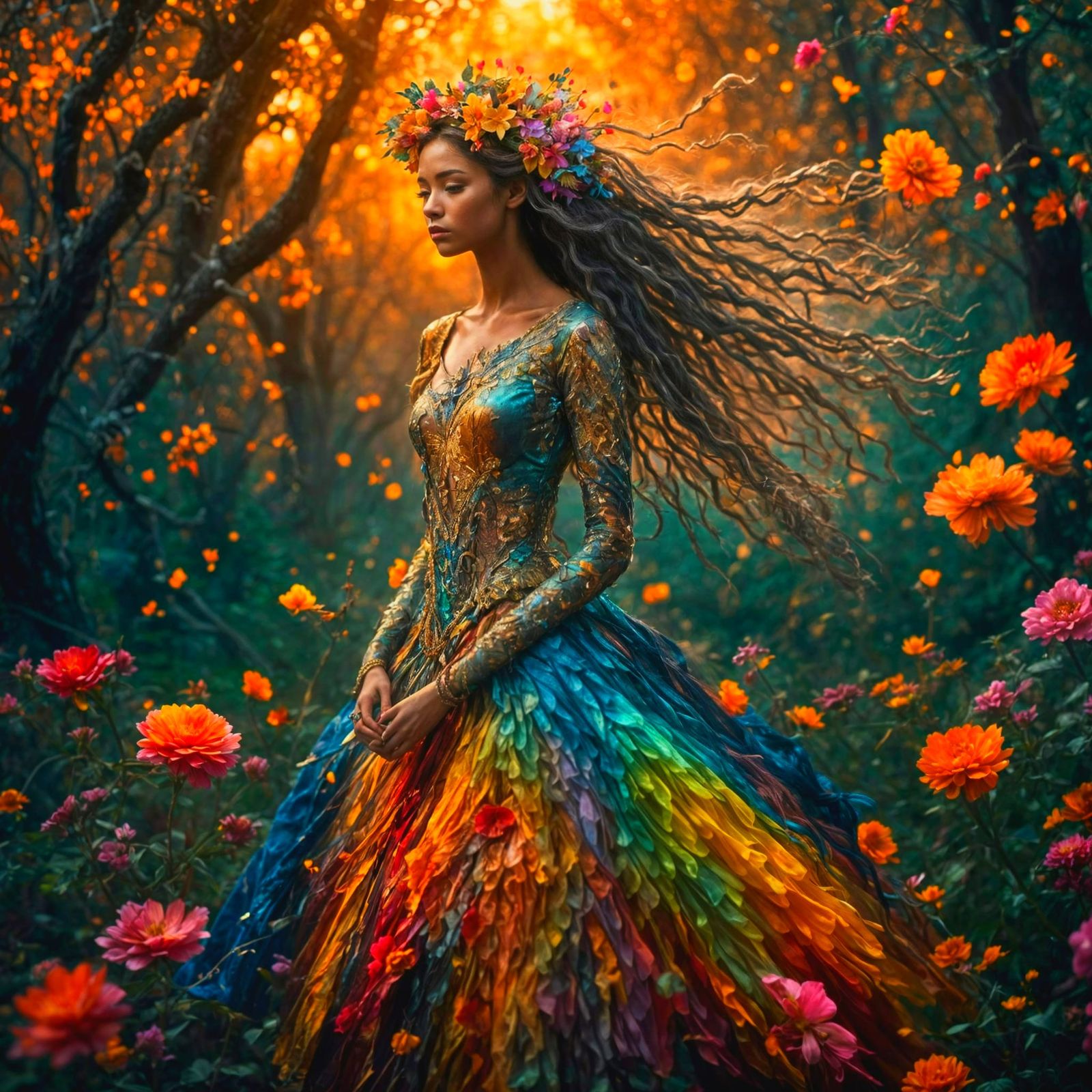 Mesopotamian Rainbow Goddess Manzat