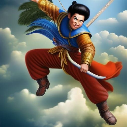 Son Goku: Monkey King Cloud Surfing