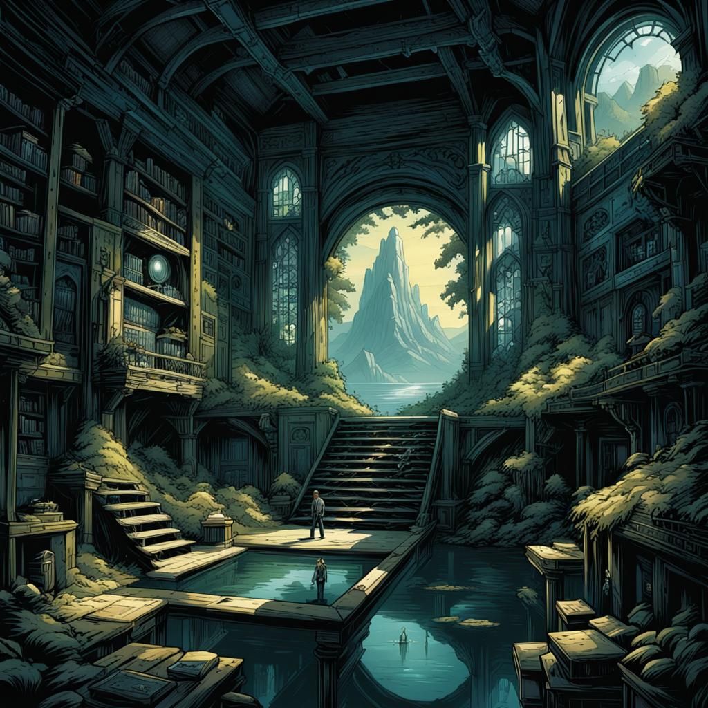 Peace and Tranquility: Comic Book Art