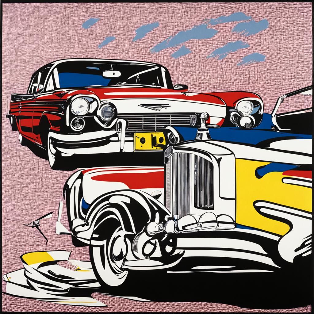 Pop Art Fusion Inspired by Commercial Techniques