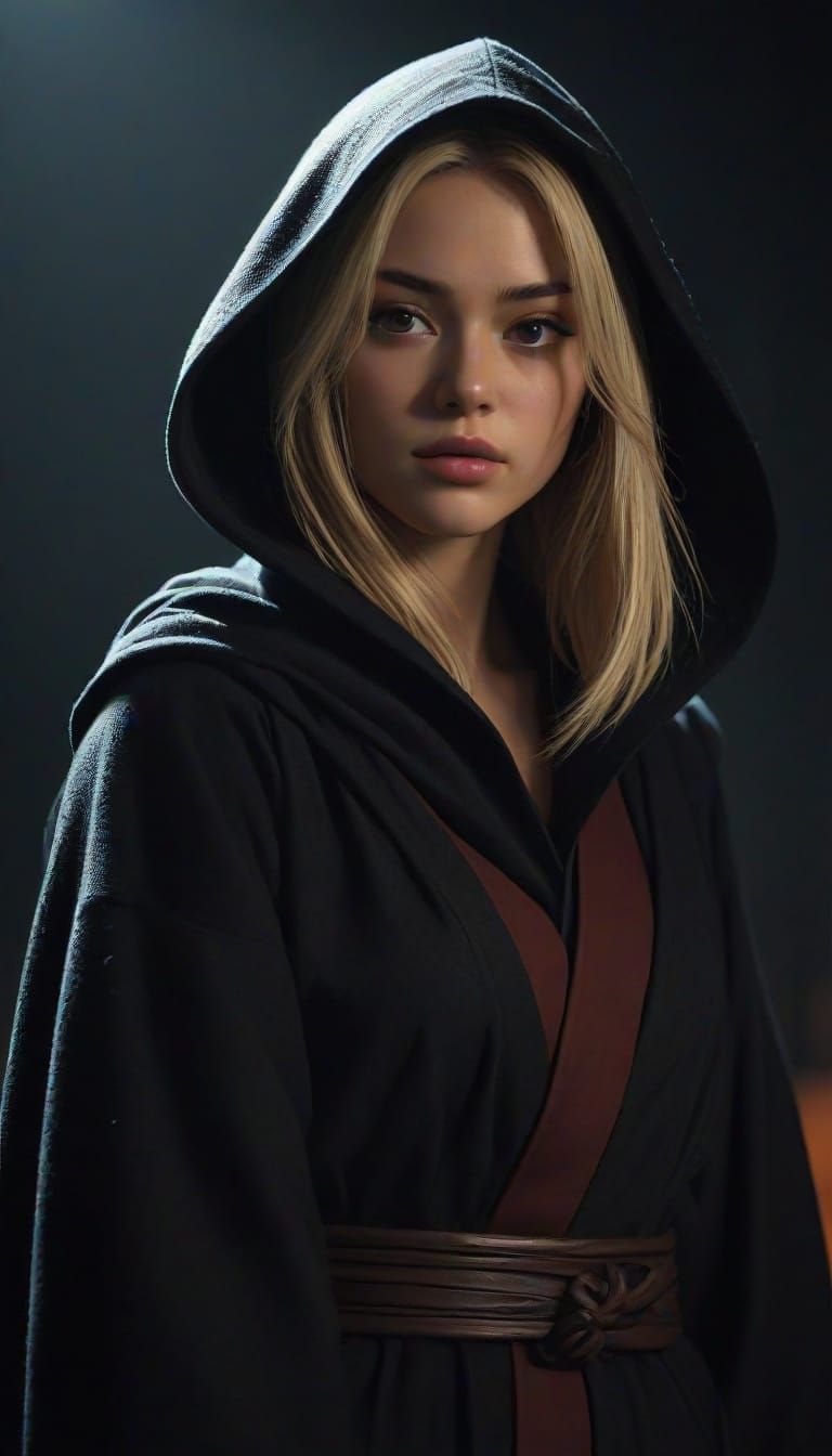 Elegant Assassin in Mysterious Robes