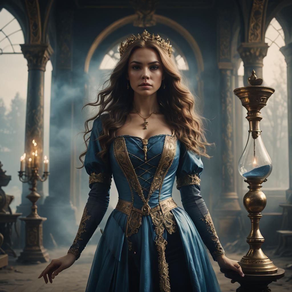 Stunning Portrait of a Russian Queen in Film Style