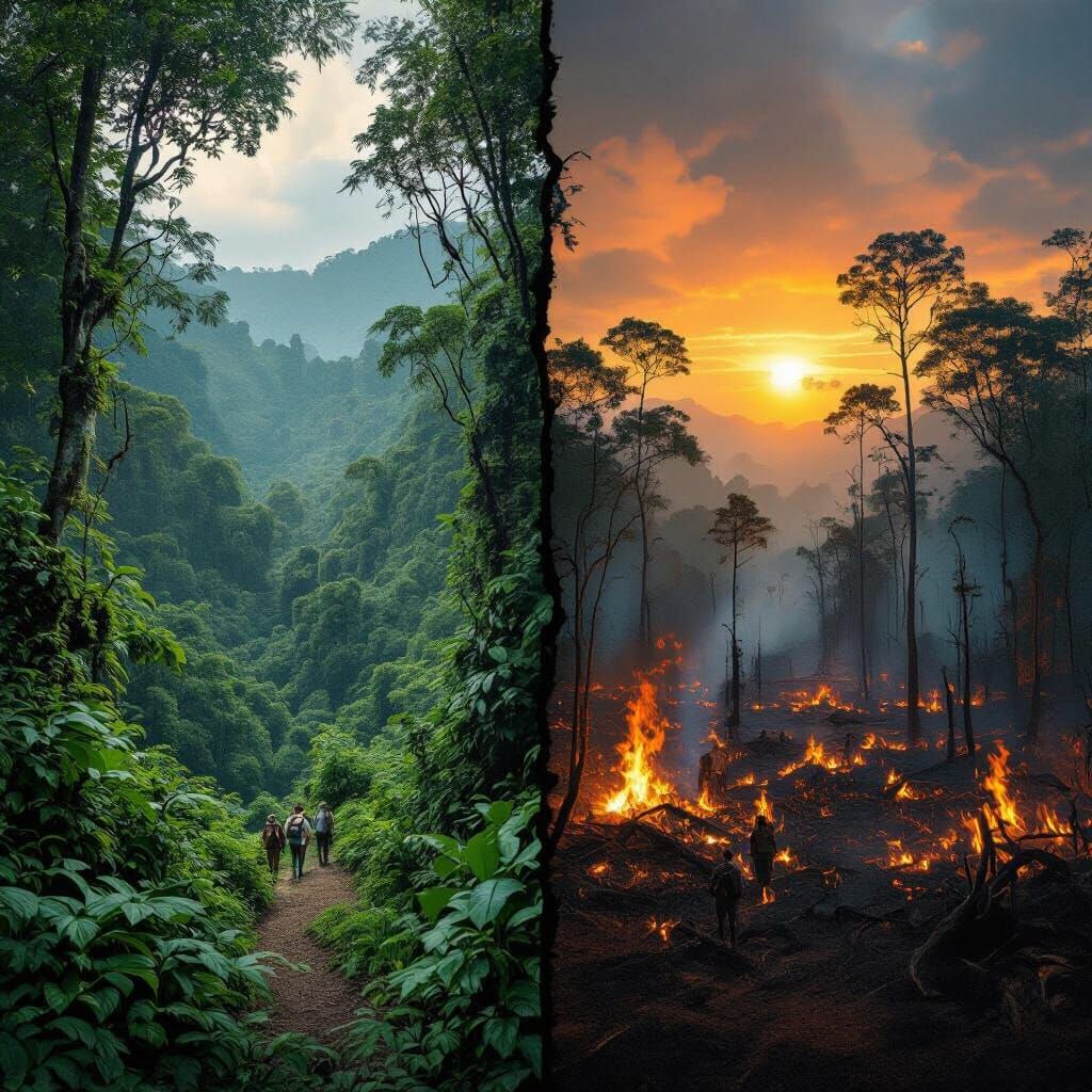 Amazon Rainforest: Preservation vs. Destruction