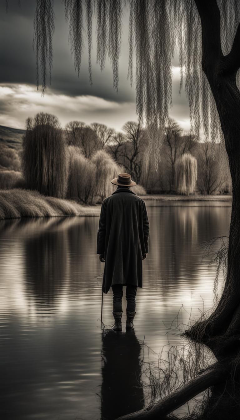 Hyperrealistic Portrait of Willow as a Man