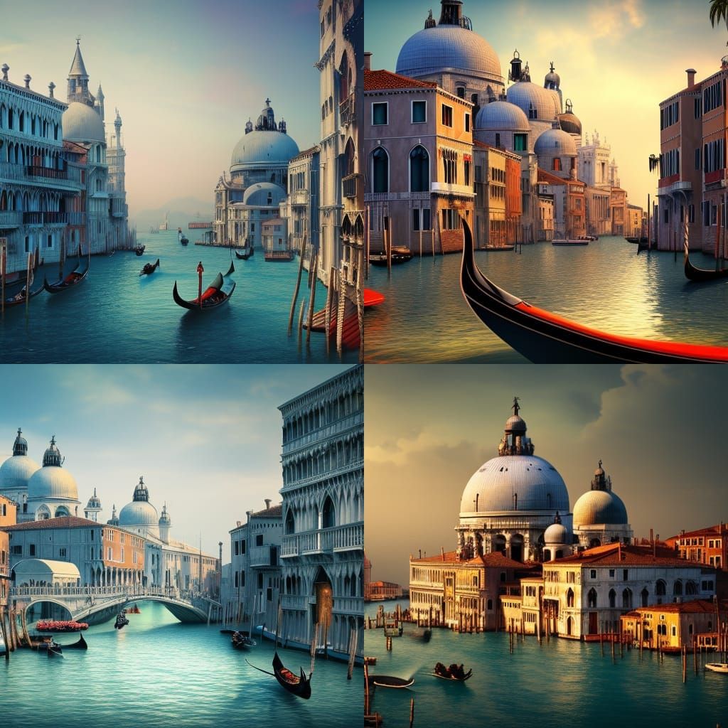 Fantastical Venice Concept Art in Deep Color