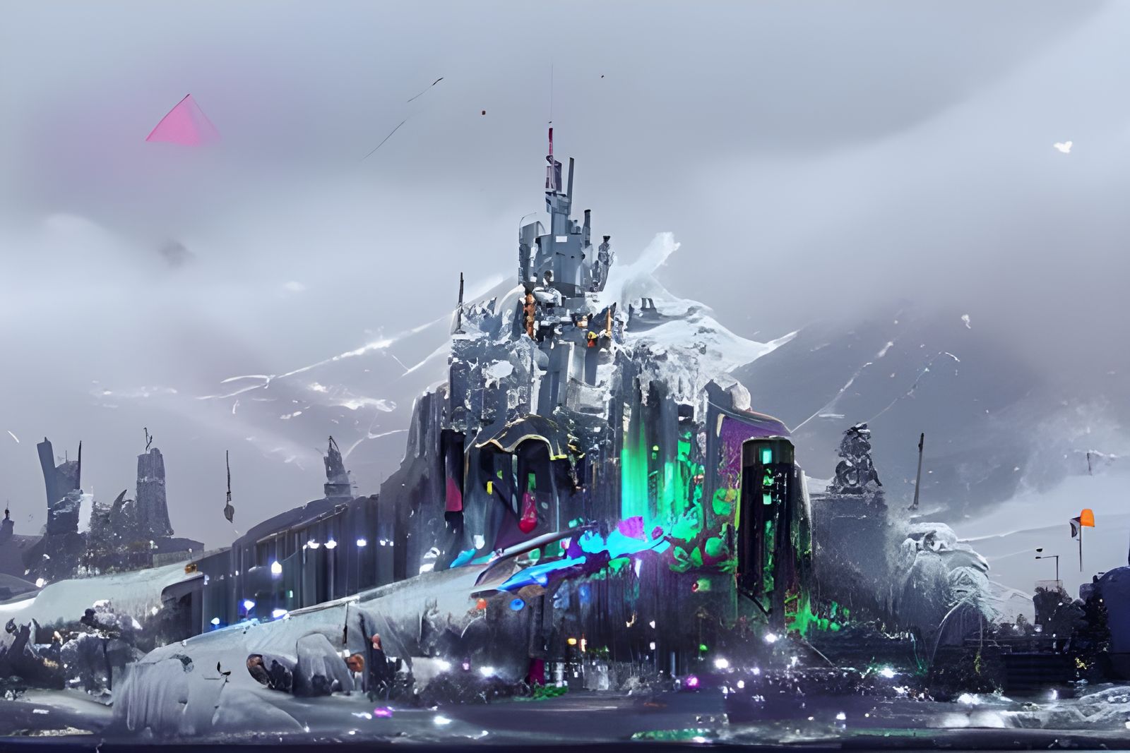 Cyberpunk Castle