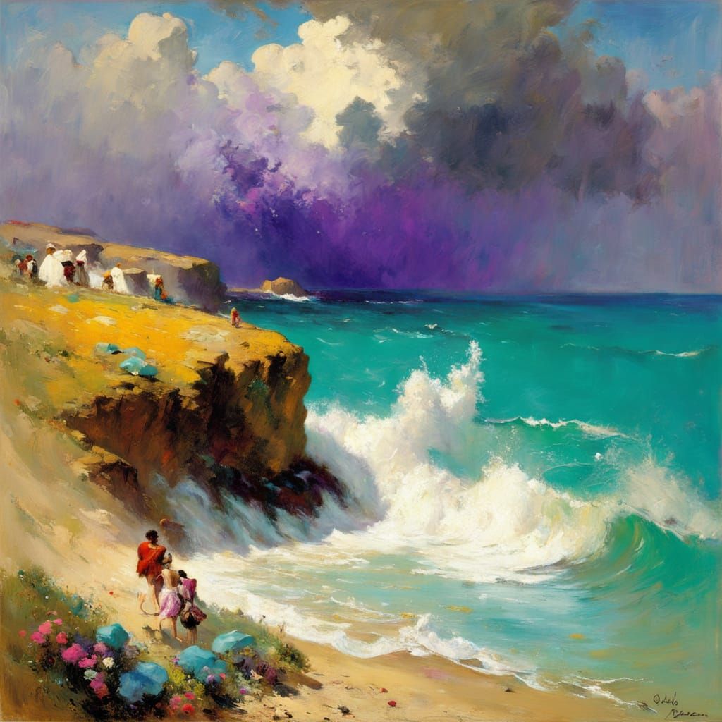 Series - no 3 - by Pino Daeni ,Odilon Redon