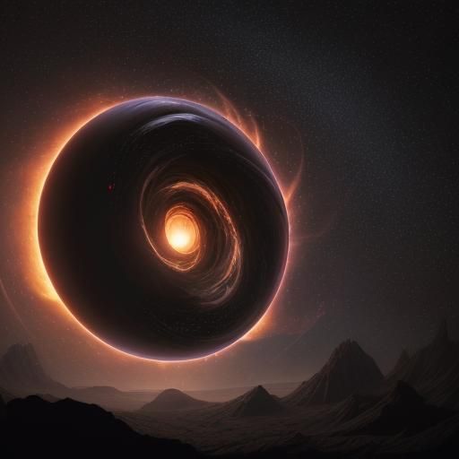 Black Hole Siphons Light from Star in Ultra-Realistic Detail