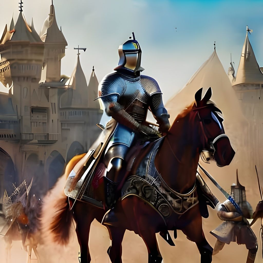 The night leaving the castle