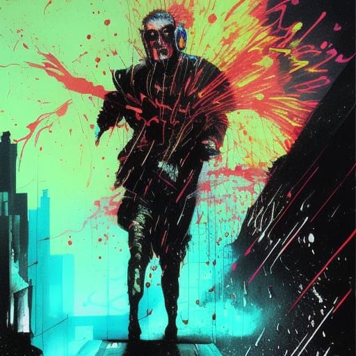 Gouache colors, splatter drippings, vector explosion, black ...