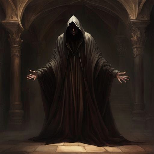 Mysterious Hooded Figure Enters Royal Court