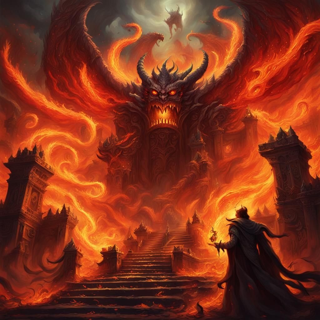 Demons and Angels Clash at Hell's Gate