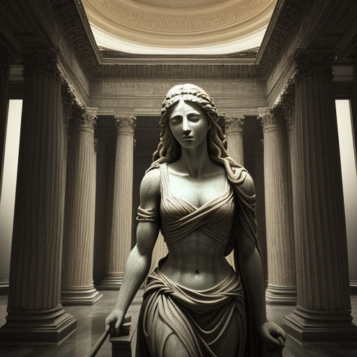 Goddess of Love in Ancient Roman Splendor