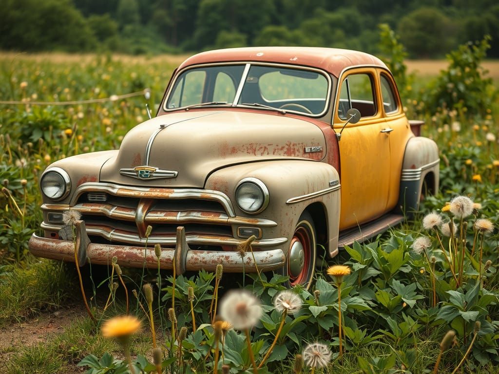 Dandelions & Car 4