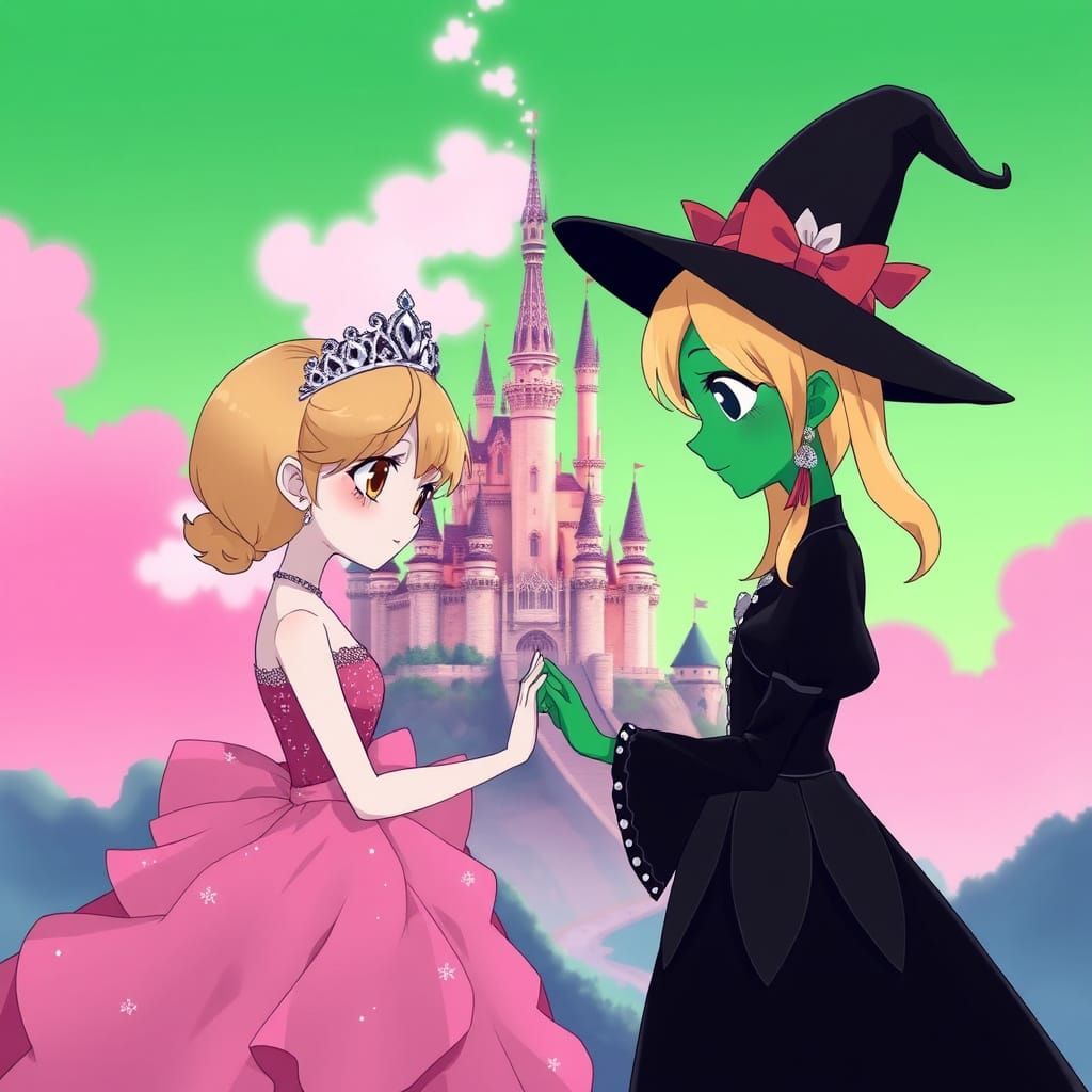 Anime Girls Reach Across Divided World