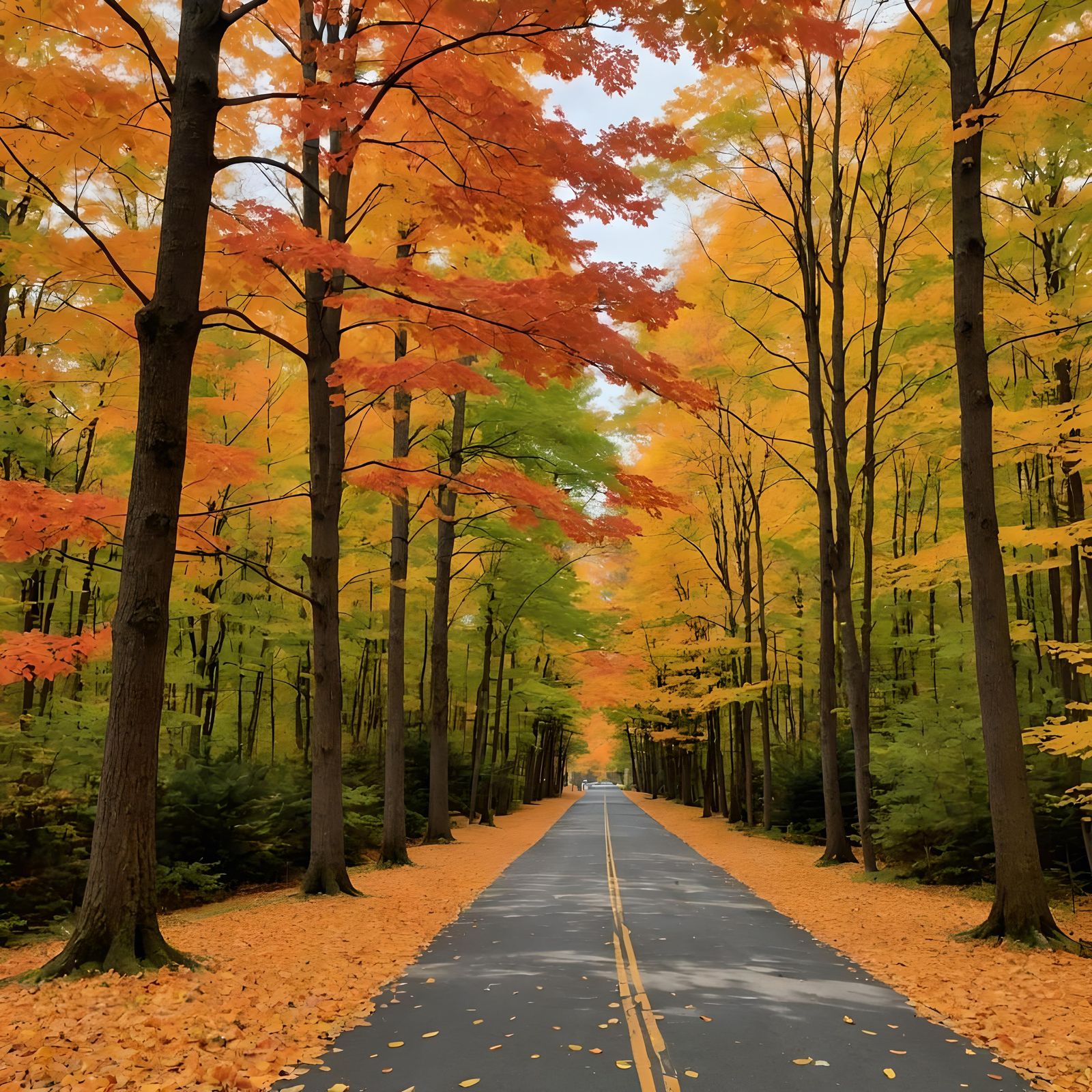 New England's Beautiful Autumn Foliage in October