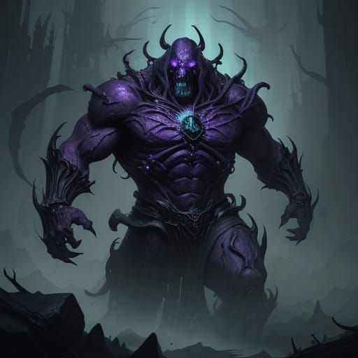 Dark Fantasy Masterpiece: Eldritch Abomination in Bone and V...