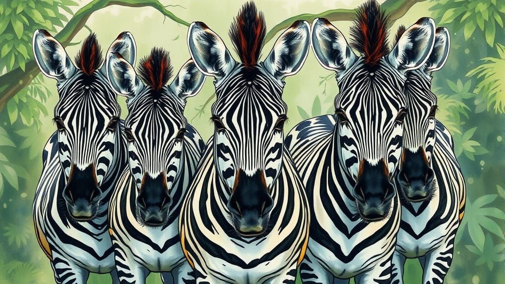 ZEBRA HERD