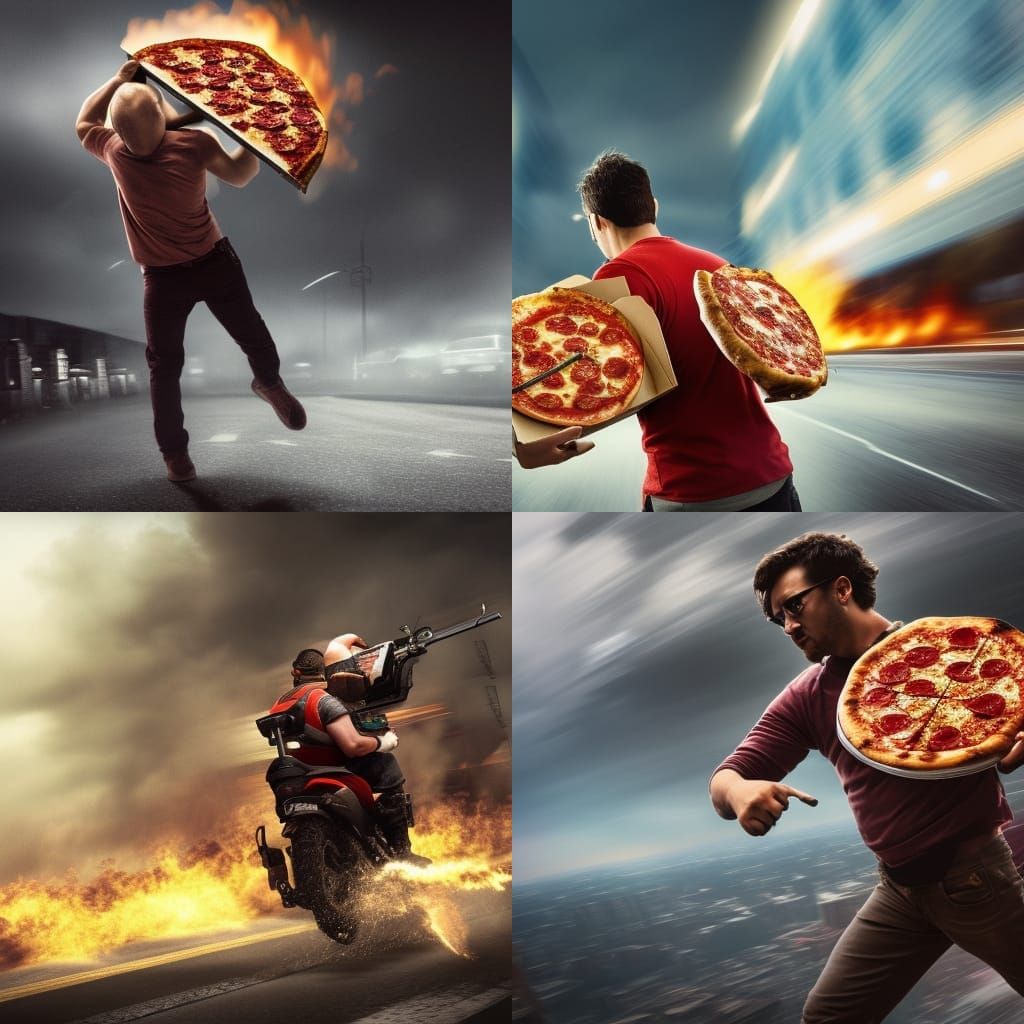 Action Movie Pizza Delivery in Unreal Engine 5