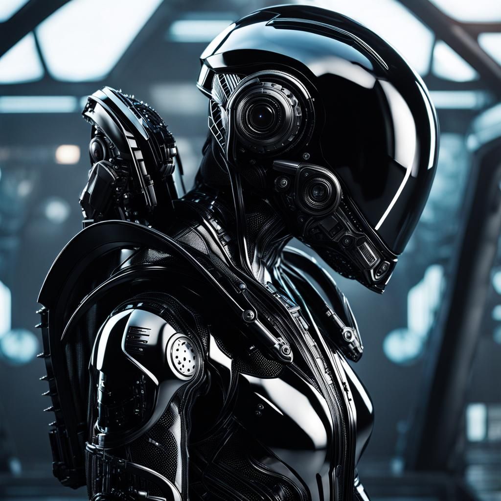 Alien Cyborgs in Steampunk Cyberpunk Style